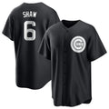 kiarac C.Cubs #6 Matt Shaw Player Black Game Stitched Jerseys