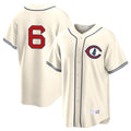 kiarac C.Cubs #6 Matt Shaw Player Cream Field of Dreams Home Game Stitched Jerseys