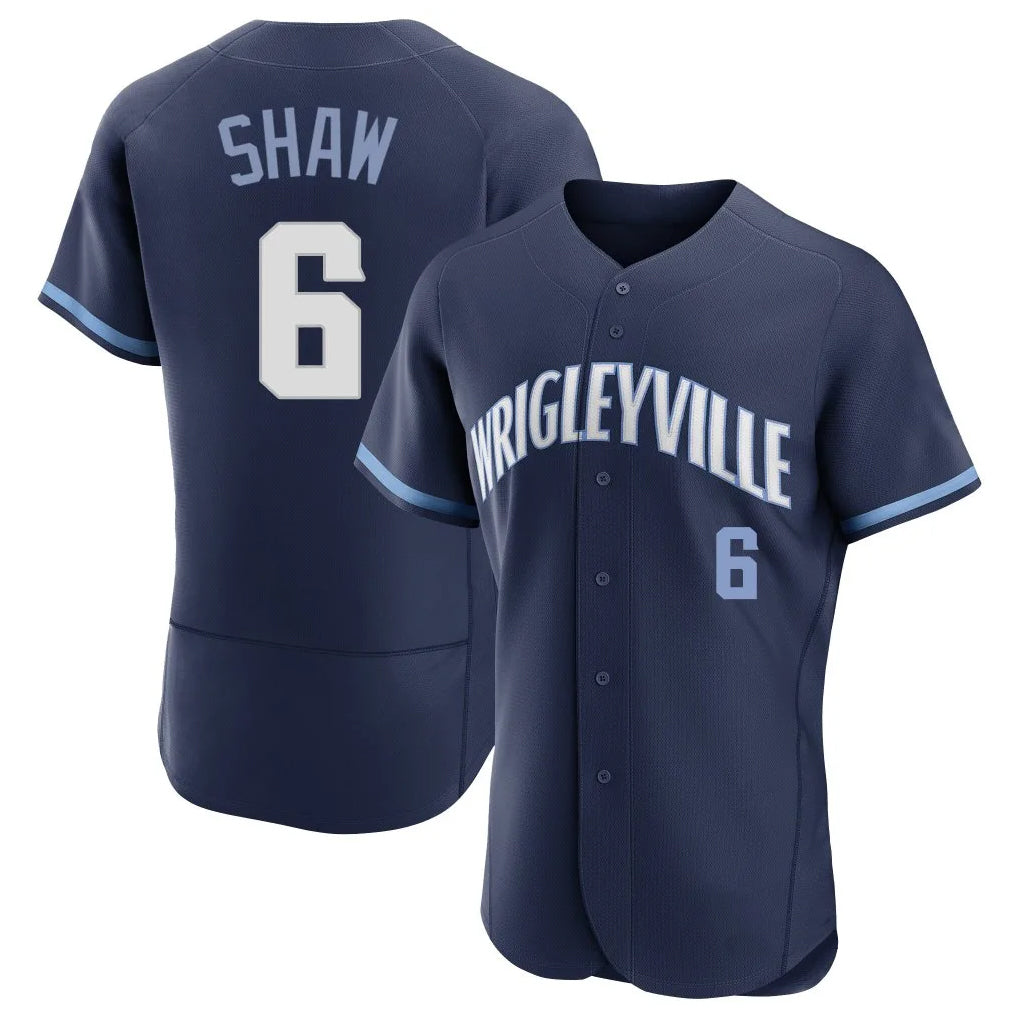 kiarac C.Cubs #6 Matt Shaw Player Navy City Connect Limited Elite Home Stitched Jerseys