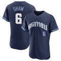kiarac C.Cubs #6 Matt Shaw Player Navy City Connect Limited Elite Home Stitched Jerseys