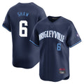 kiarac C.Cubs #6 Matt Shaw Player Navy City Connect Limited Home Stitched Jerseys