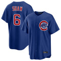 kiarac C.Cubs #6 Matt Shaw Player Royal Home Game Stitched Jerseys