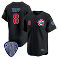 kiarac C.Cubs #8 Ian Happ Player Black Vapor Premier Limited Home Stitched Jerseys