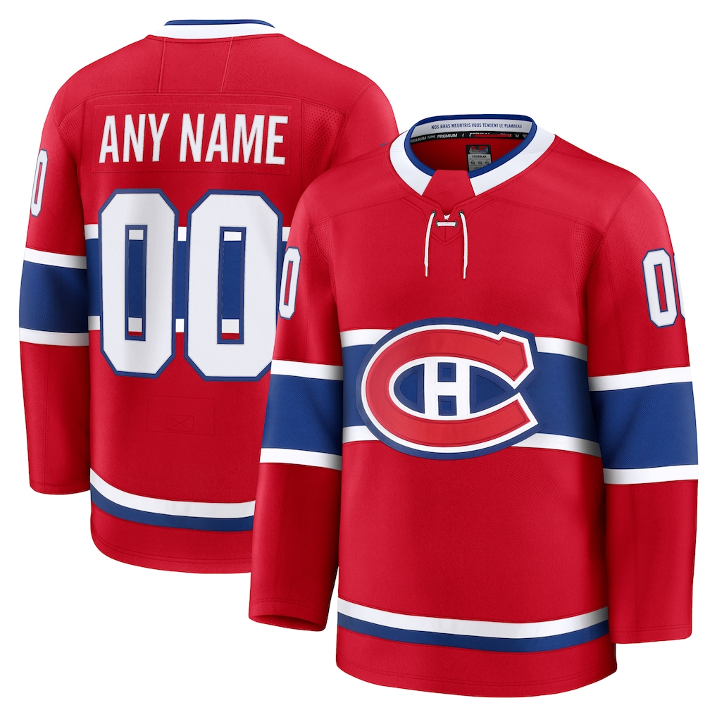 Kiarac Cheap M.Canadiens Red Home Premium Jerseys