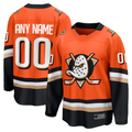 Kiarac Custom A.Ducks Orange Home Breakaway Jerseys