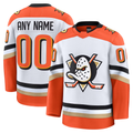 Kiarac Custom A.Ducks White Away Premium Jerseys