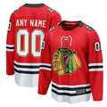 Kiarac Custom C.Blackhawks Red Centennial Breakaway Jerseys