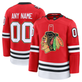 Kiarac Custom C.Blackhawks Red Centennial Premium Jerseys