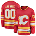 Kiarac Custom C.Flames Red Home Breakaway Jerseys