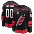 Kiarac Custom C.Hurricanes Black 2026 Stanley Cup Champions Home Breakaway Custom Stitched Jerseys