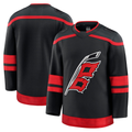 Kiarac Custom C.Hurricanes Black Home Premium Stitched Jerseys