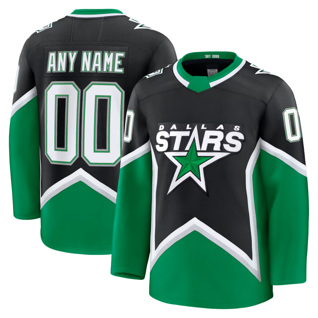 Kiarac Custom D.Stars Black Alternate Premium Jerseys