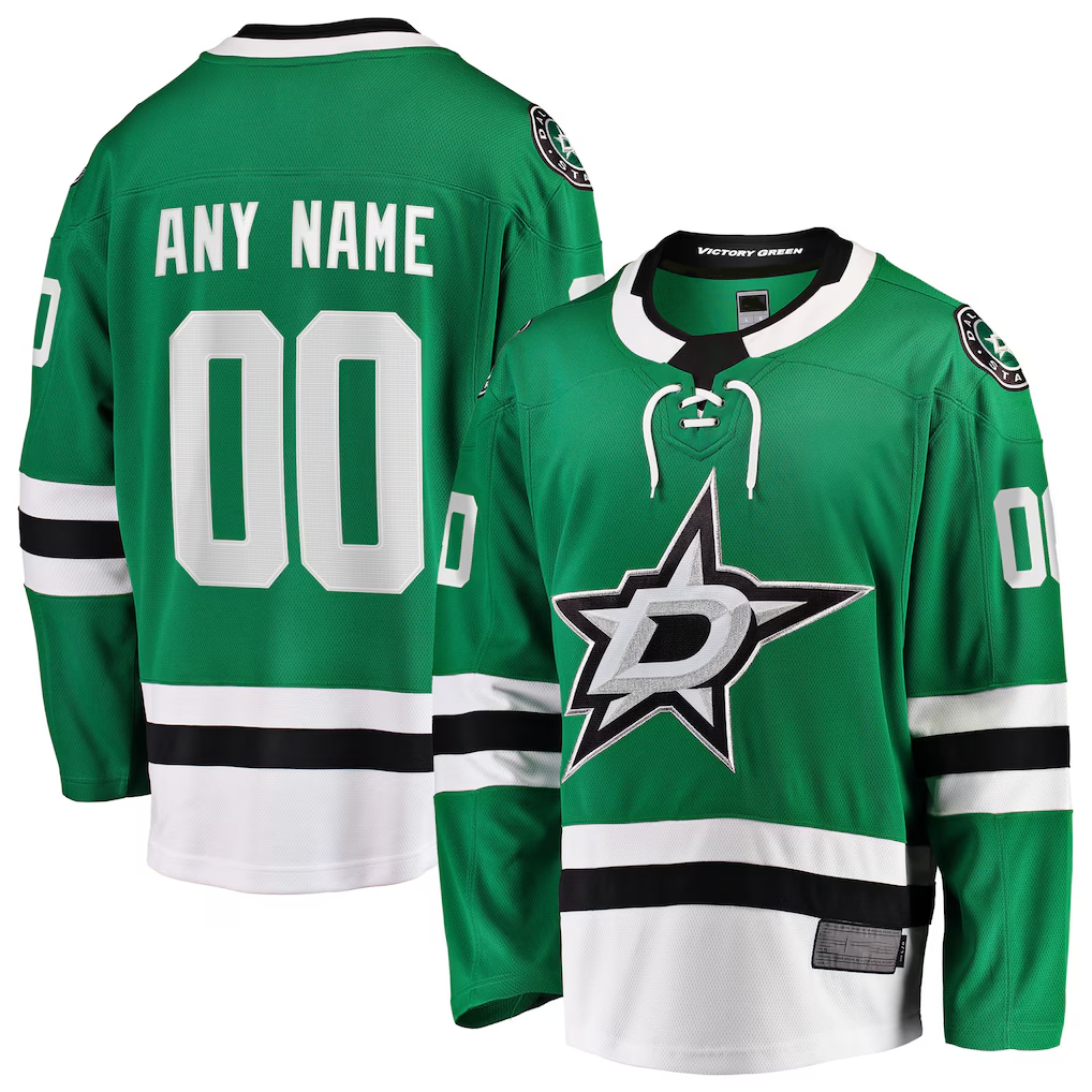Kiarac Custom D.Stars Green Home Breakaway Jerseys