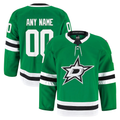 Kiarac Custom D.Stars Kelly Green Home Authentic Pro Jerseys