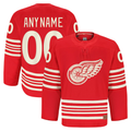 Kiarac Custom DR.Wings Red Anniversary Authentic Pro Jerseys