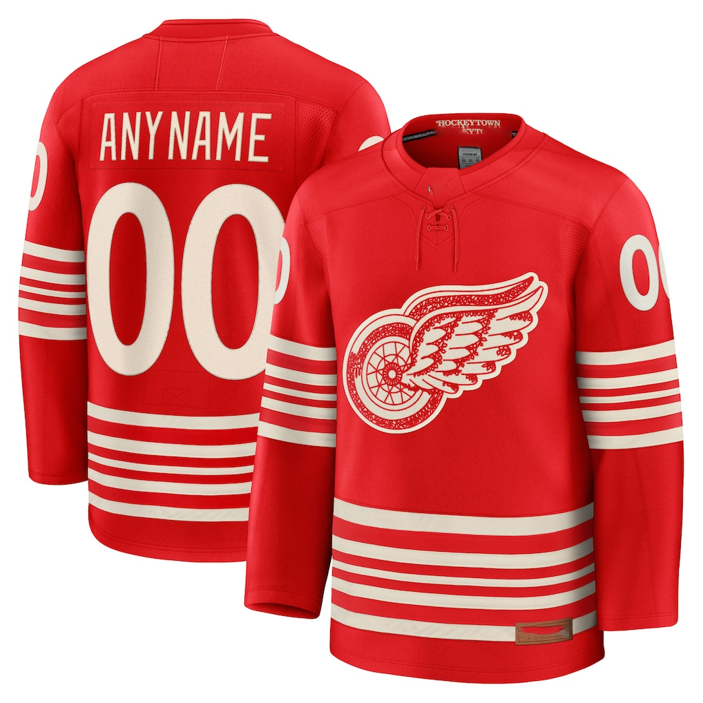 Kiarac Custom DR.Wings Red Centennial Premium Jerseys