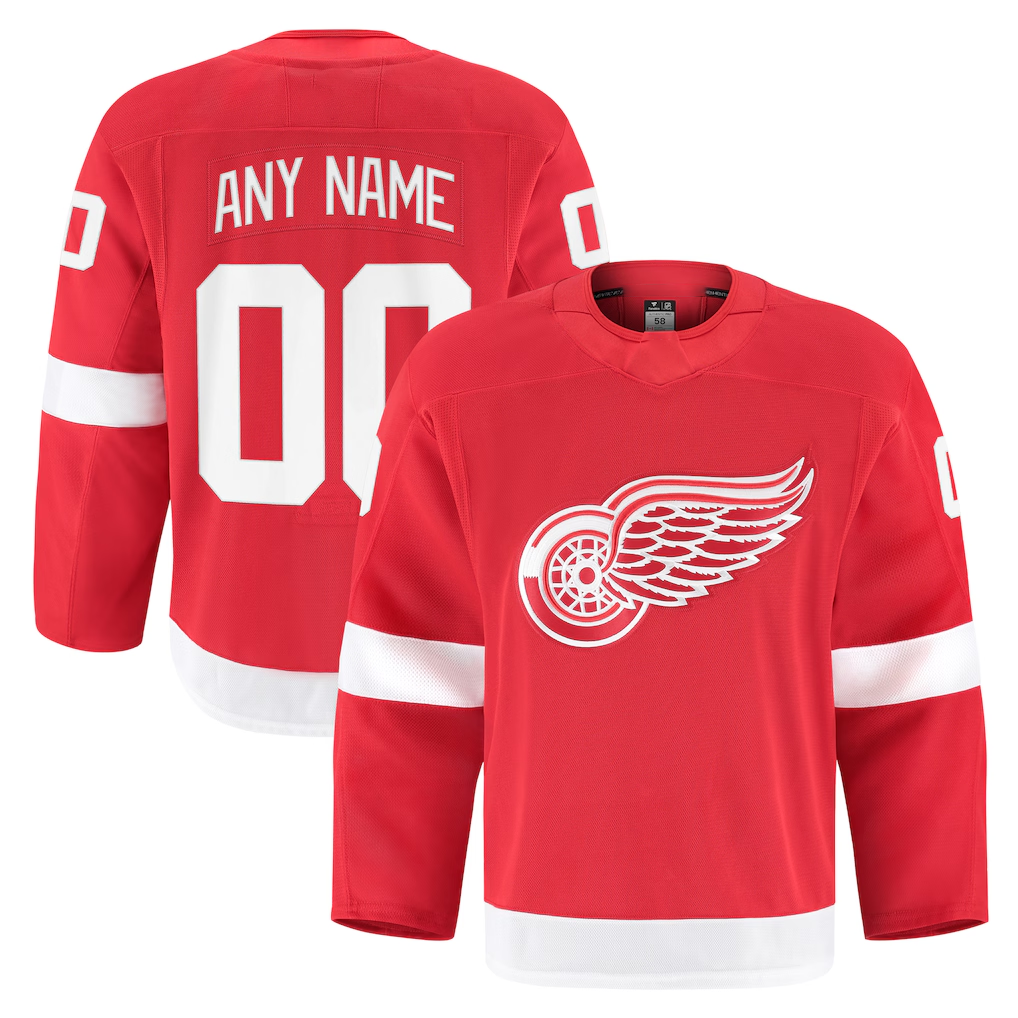 Kiarac Custom DR.Wings Red Home Authentic Pro Jerseys
