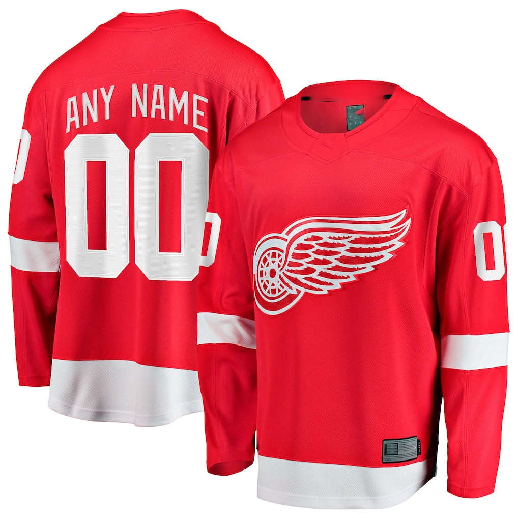 Kiarac Custom DR.Wings Red Home Breakaway Jerseys
