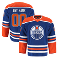 Kiarac Custom E.Oilers Royal Home Authentic Pro Jerseys
