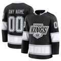 Kiarac Custom LA.Kings Black Home Premium Jerseys