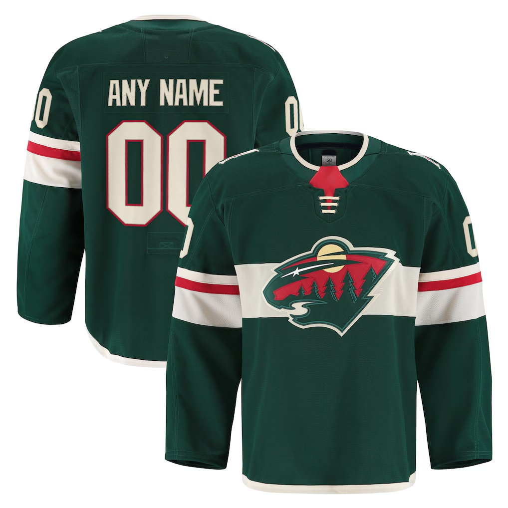 Kiarac Custom M.Wild Green Home Authentic Pro Jerseys