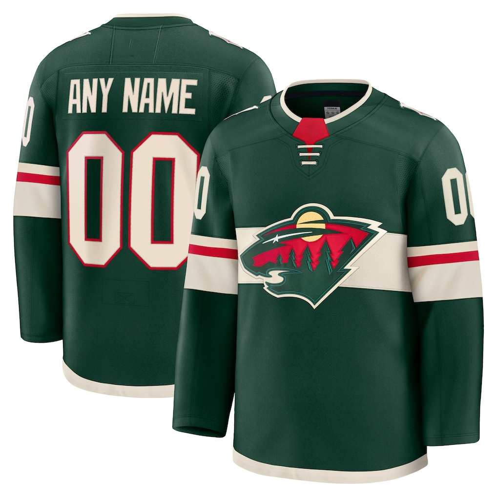 Kiarac Custom M.Wild Green Home Premium Jerseys