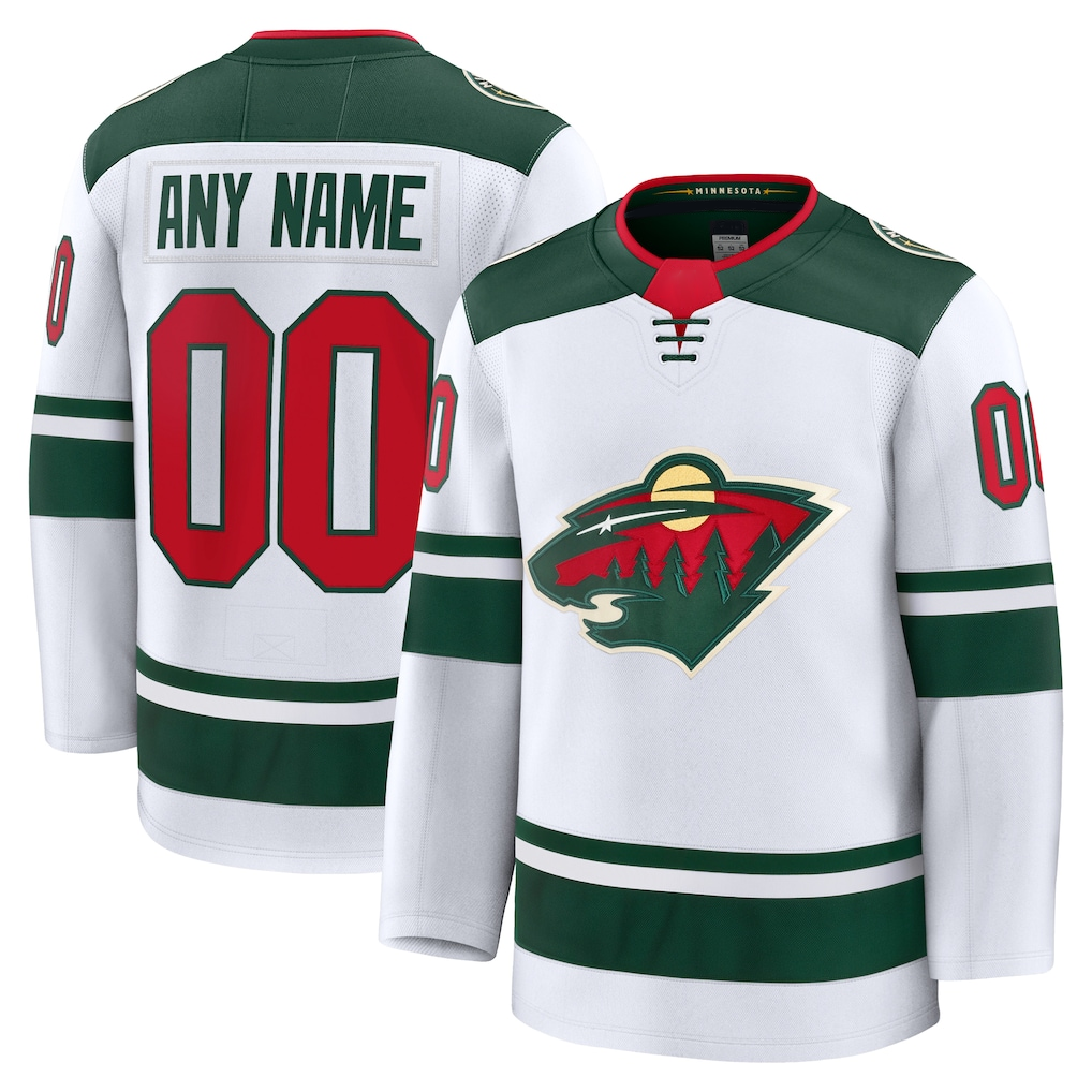 Kiarac Custom M.Wild White Away Premium Jerseys