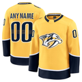 Kiarac Custom N.Predators Gold Home Premium Jerseys