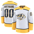 Kiarac Custom N.Predators White Away Premium Jerseys