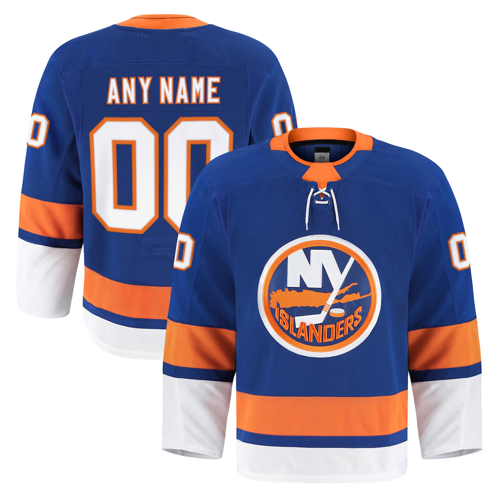 Kiarac Custom NY.Islanders Royal Home Authentic Pro Jerseys
