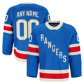 Kiarac Custom NY.Rangers Blue Centennial Authentic Pro Jerseys