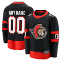Kiarac Custom O.Senators Black Home Breakaway Jerseys