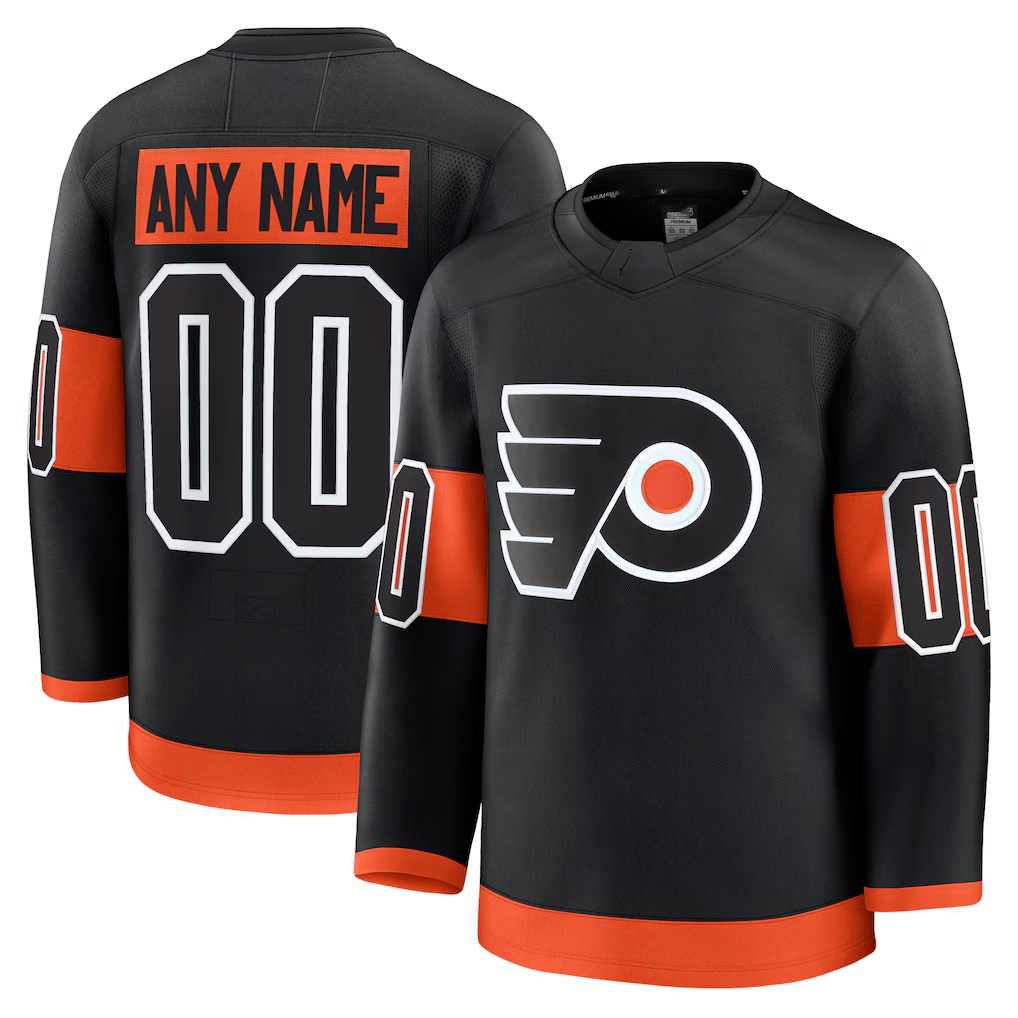 Kiarac Custom P.Flyers Black Alternate Premium Jerseys