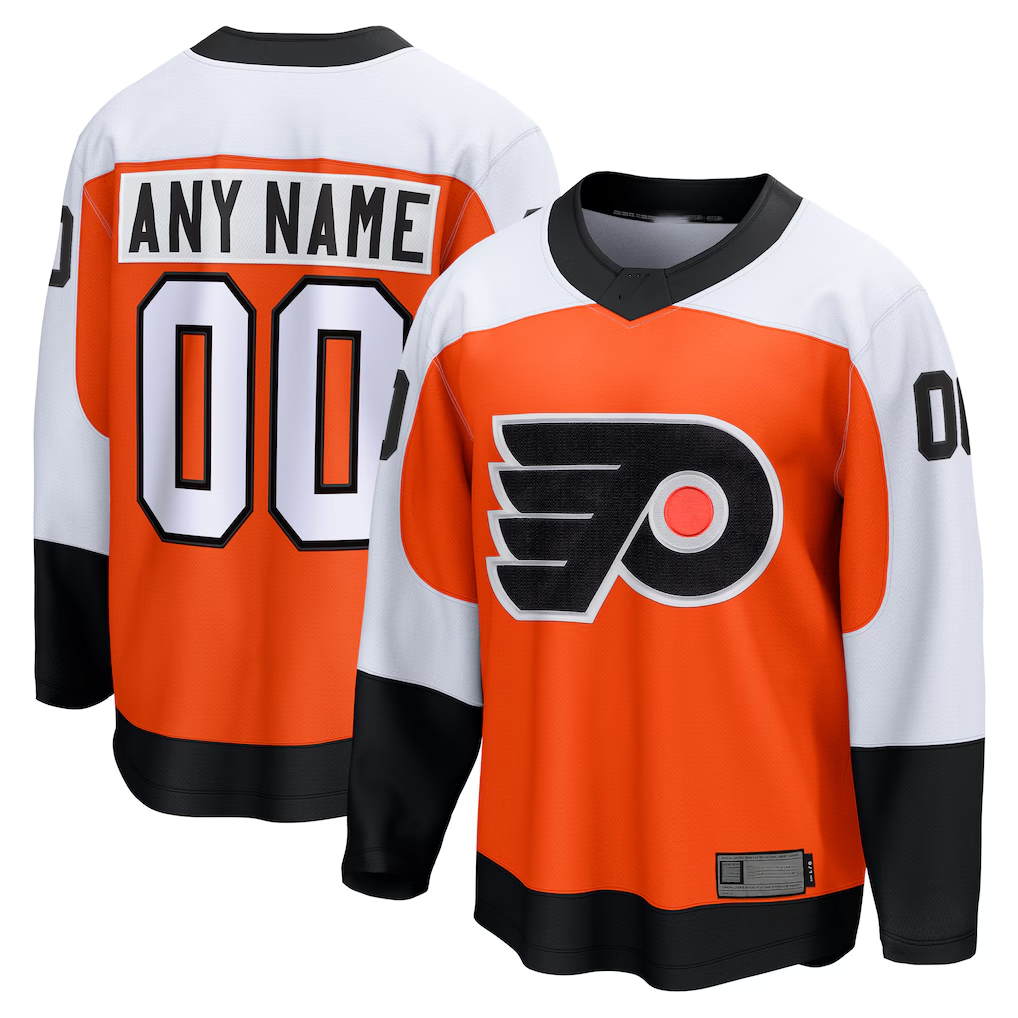 Kiarac Custom P.Flyers Orange Home Breakaway Jerseys