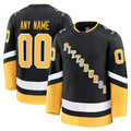 Kiarac Custom P.Penguins Black Alternate Premium Jerseys