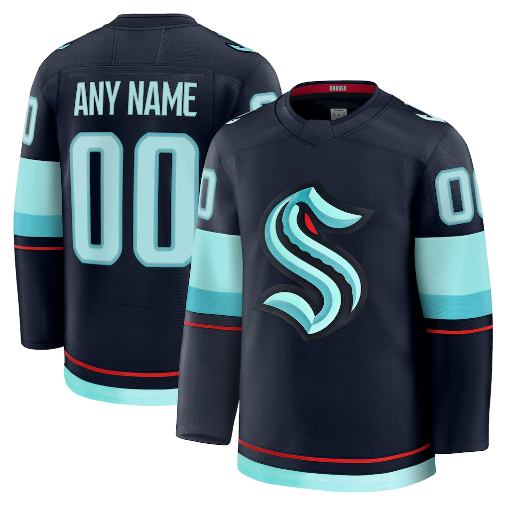 Kiarac Custom S.Kraken Deep Sea Blue Home Premium Jerseys
