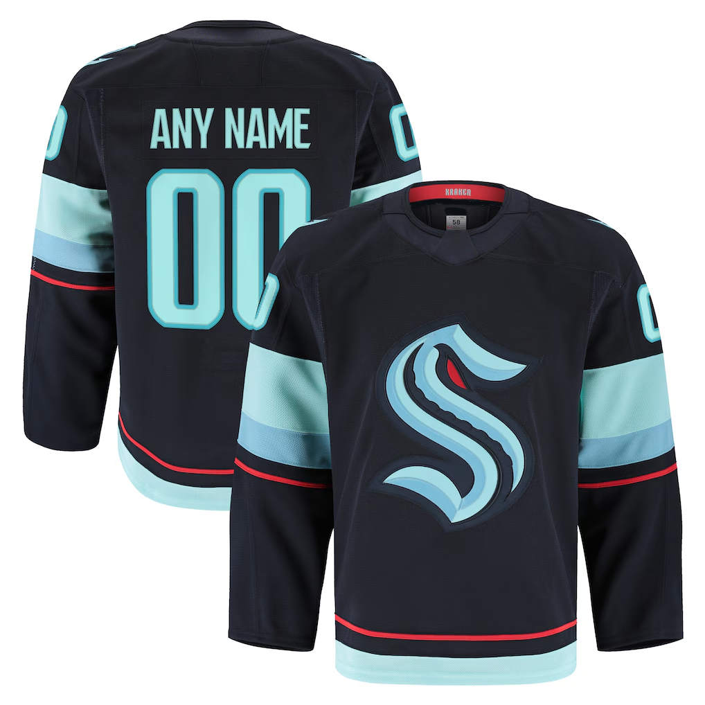 Kiarac Custom S.Kraken Deep Sea Blue Home Premium Jerseys