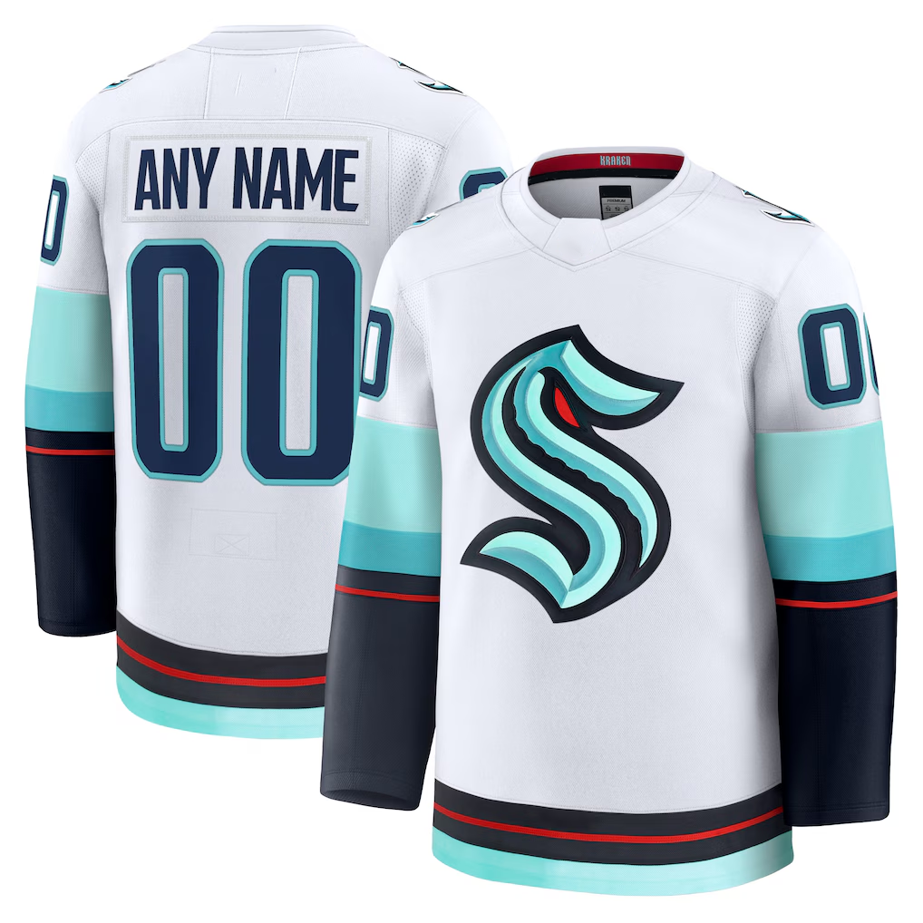 Kiarac Custom S.Kraken White Away Premium Jerseys