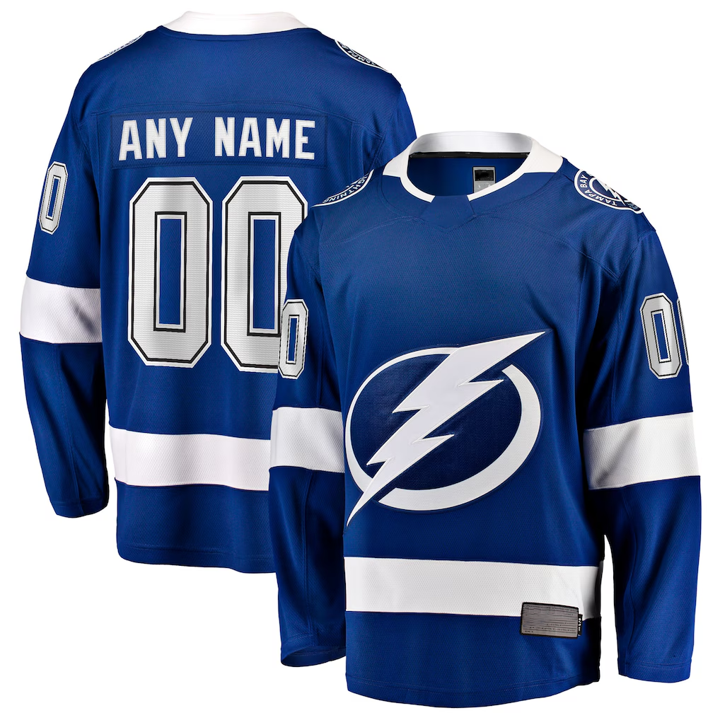 Kiarac Custom TB.Lightning Blue Home Breakaway Jerseys