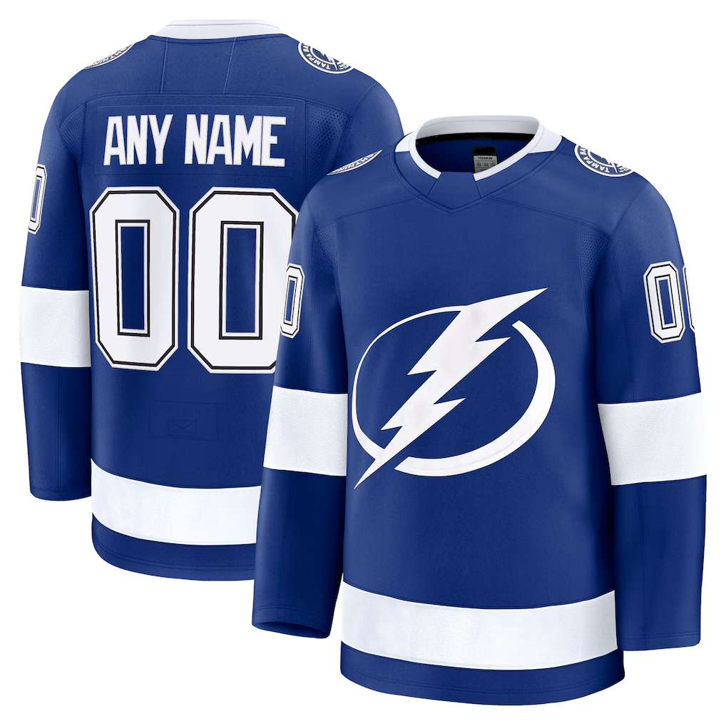 Kiarac Custom TB.Lightning Blue Home Premium Jerseys