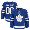 Kiarac Custom TM.Leafs Blue Home Authentic Pro Jerseys