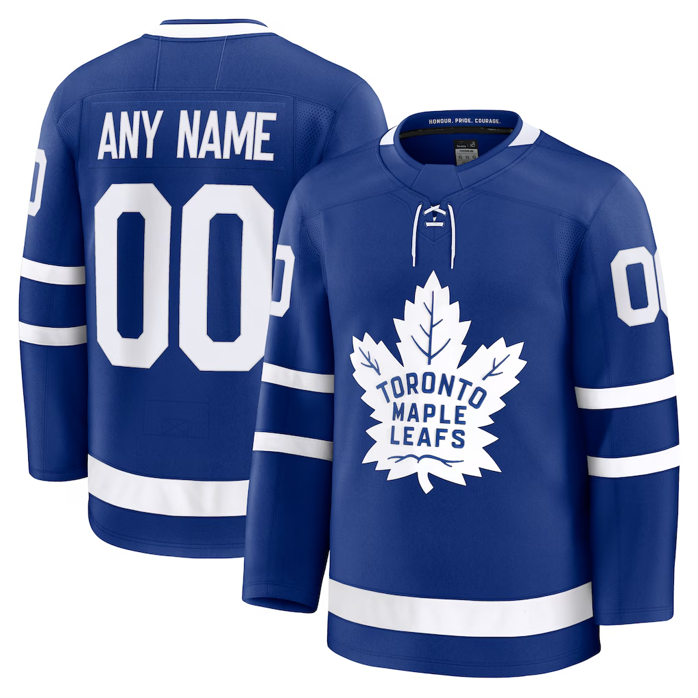Kiarac Custom TM.Leafs Blue Home Premium Jerseys
