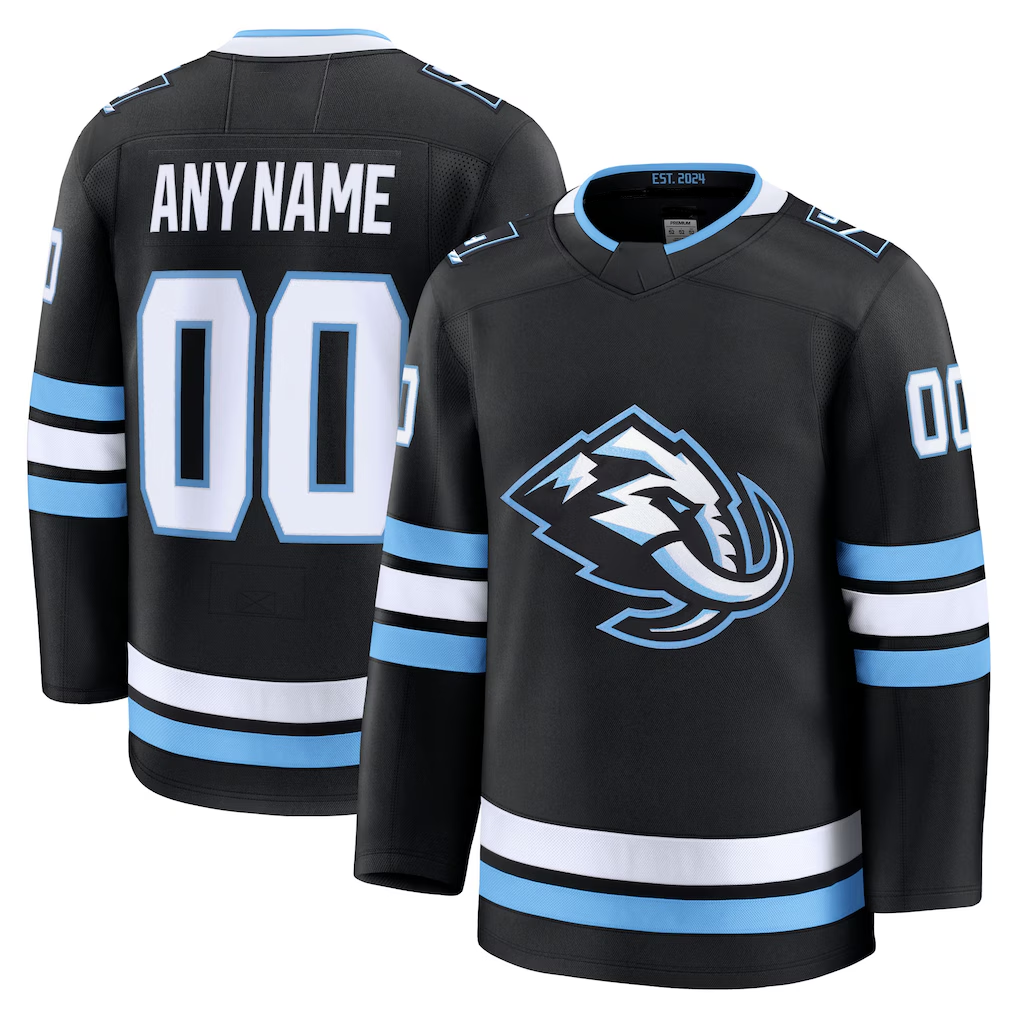 Kiarac Custom U.Mammoth Black Home Premium Jerseys