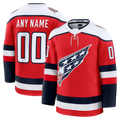 Kiarac Custom W.Capitals Red Alternate Premium Jerseys