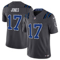 Kiarac IN.Colts #17 Daniel Jones Dark Gray 2026 F.U.S.E. Rivalries Collection Limited Football Stitched Jersey