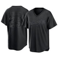kiarac LA.Dodgers #25 Tommy Edman Player Black Pitch Fashion T-shirt Stitched Jerseys