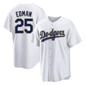 kiarac LA.Dodgers #25 Tommy Edman Player Gold White 2026 Collection Stadium Game Stitched Jerseys