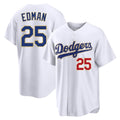 kiarac LA.Dodgers #25 Tommy Edman Player Gold White 2026 Collection Stadium Limited Stitched Jerseys
