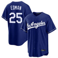 kiarac LA.Dodgers #25 Tommy Edman Player Royal Game Stitched Jerseys