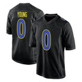 Kiarac LA.Rams #0 Byron Young Player Black Fashion Limited Home Game Stitched Jerseys